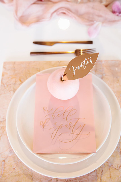 Romantic pink wedding inspiration Inspiration