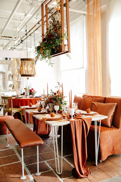 Modern tablescape