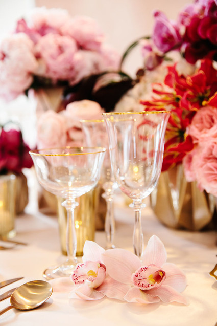 Pink and Gold wedding inspiration Inspiration