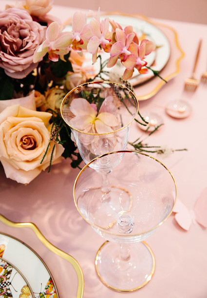 Romantic pink wedding inspiration Inspiration