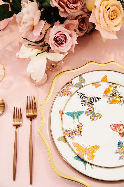 Romantic pink wedding inspiration Inspiration