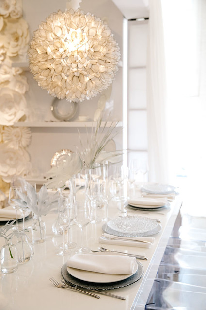White wedding decor