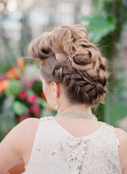 Modern wedding hairstyle