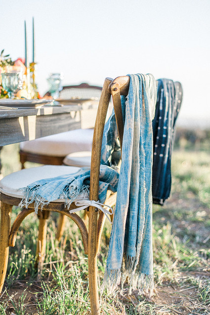 Indigo fabric