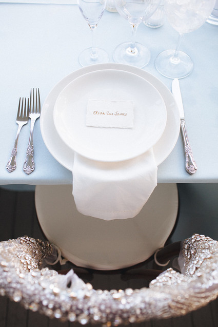 Simple elegant place setting