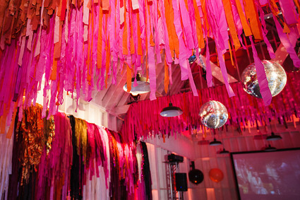 Fringe party decor