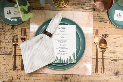 Desert wedding ideas