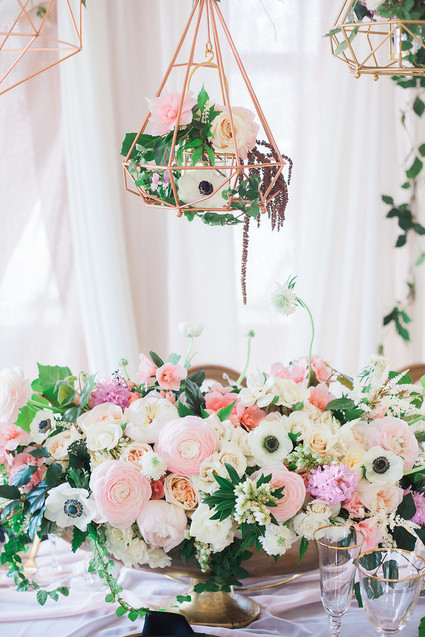 White anemone florals