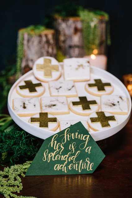 Gold cookies Inspiration