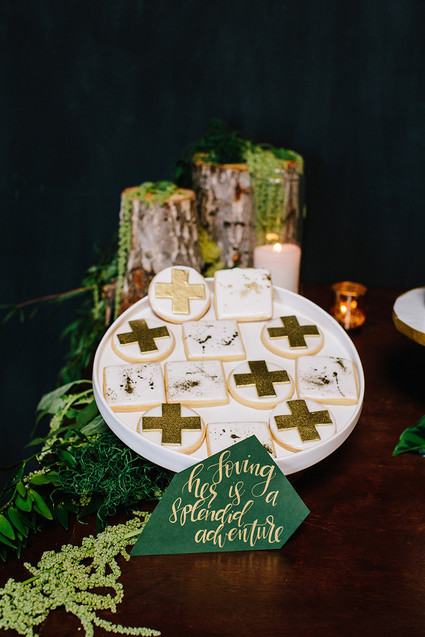 Gold cookies Inspiration