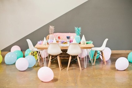 Tropical 1st birthday party