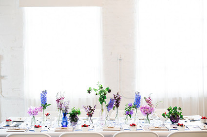 Spring brunch tablescape