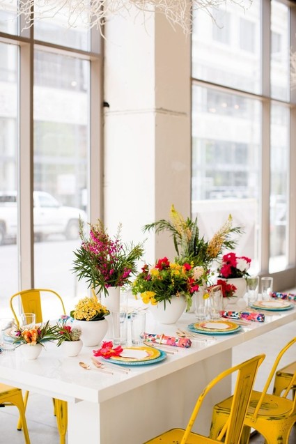 Colorful tablescape inspiration Inspiration