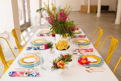 Colorful tablescape inspiration Inspiration
