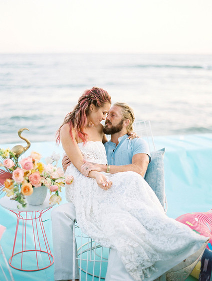 Whimsical California coast wedding inspiration