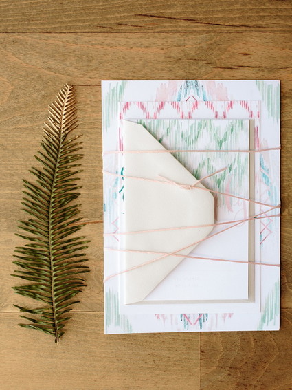 Modern wedding invitations