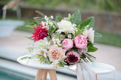 Summer bridal bouquet