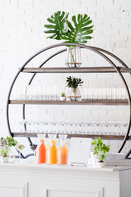 Modern black and white baby shower