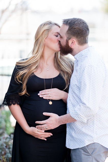 Modern black and white baby shower