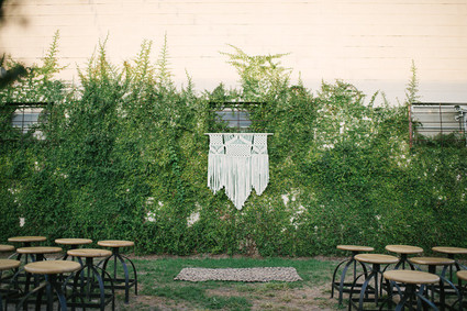 Macrame backdrop