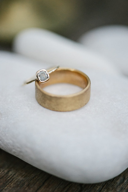 Modern wedding rings