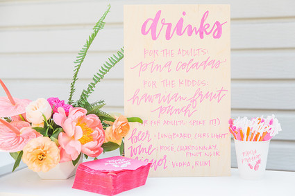 Tropical 1st birthday party