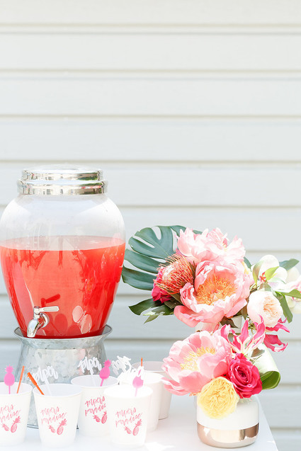 Tropical 1st birthday party