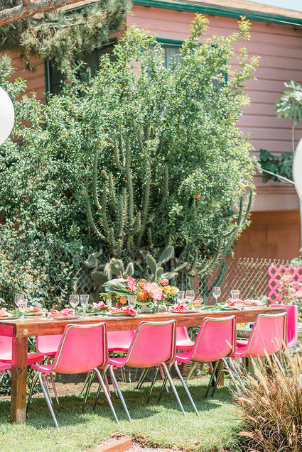 Tropical 1st birthday party