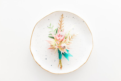Bohemian boutonnières Inspiration