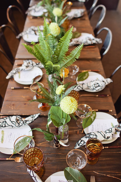 Rustic modern baby shower