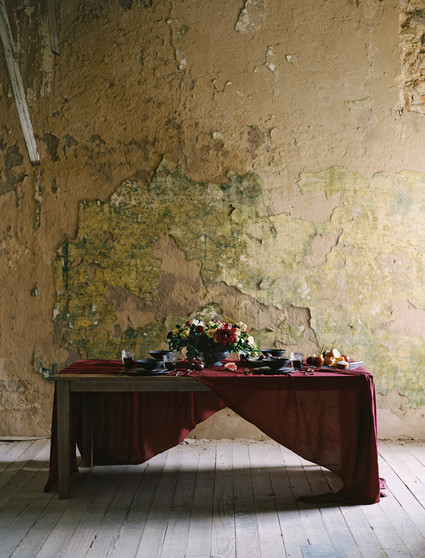 Moody burgundy wedding inspiration Inspiration