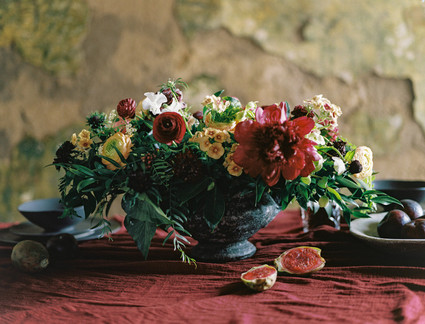 Moody burgundy wedding inspiration Inspiration