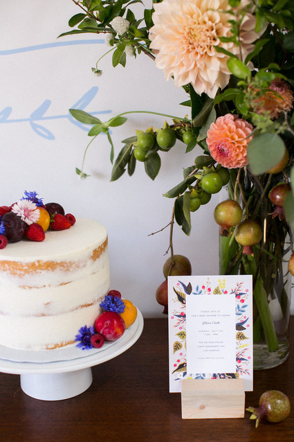 summer backyard baby shower