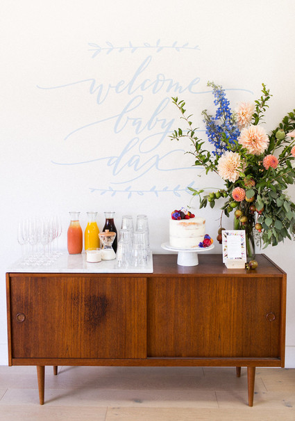 summer backyard baby shower