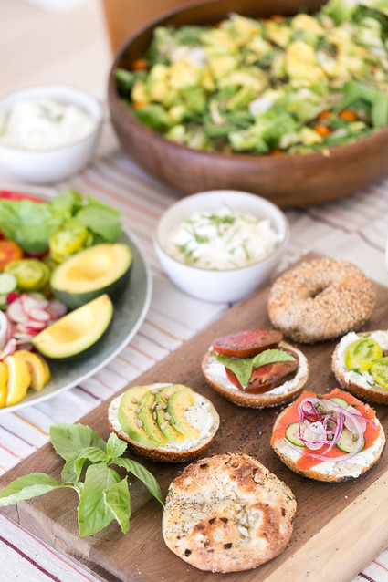 summer backyard baby shower