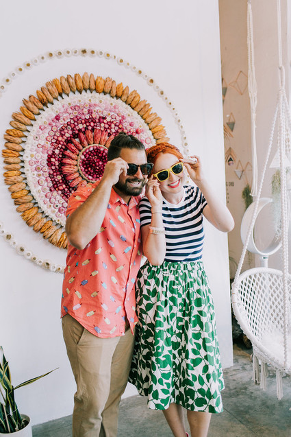 Ice cream engagement shoot