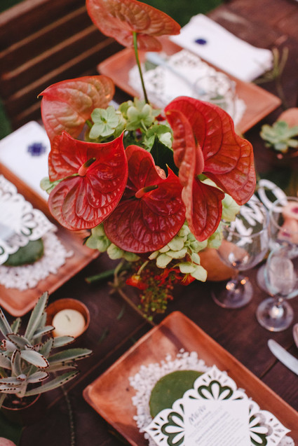 Destination Mexico wedding decor