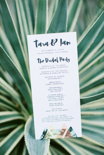 Palm Springs wedding