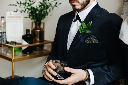 Modern groom fashion