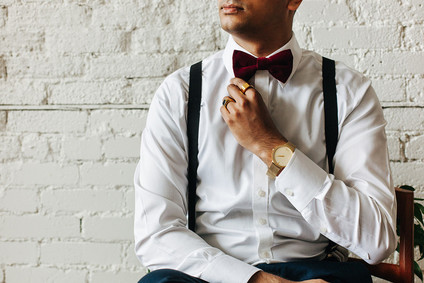 Modern groom fashion