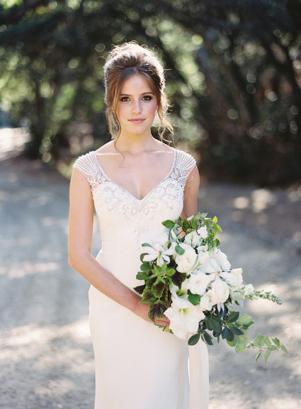 Elegant wedding dress from David's Bridal