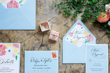 Summer wedding invitations