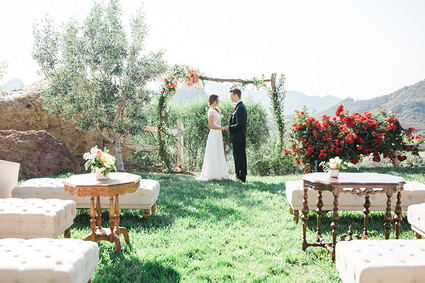 Cielo Farms wedding ceremony Inspiration