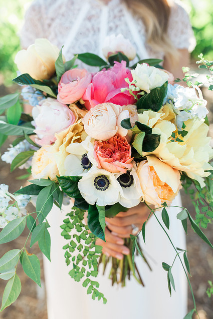 Summer bridal bouquet