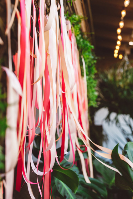 Ribbon escort cards