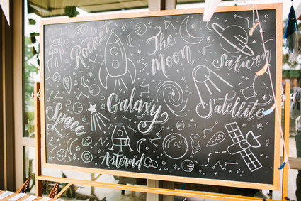 Astronomy themed Bar Mitzvah Inspiration