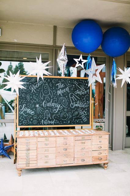 Astronomy themed Bar Mitzvah Inspiration
