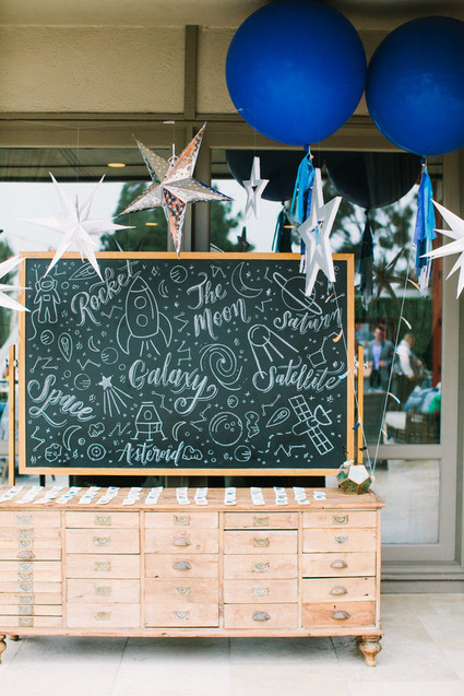Astronomy themed Bar Mitzvah Inspiration