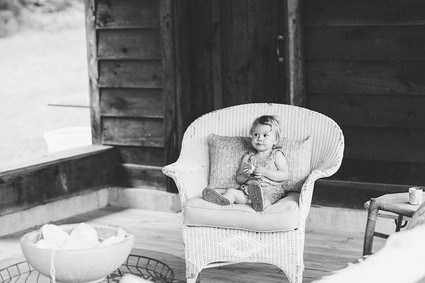 Simple rustic summer baby shower