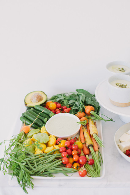 Late summer crudité
